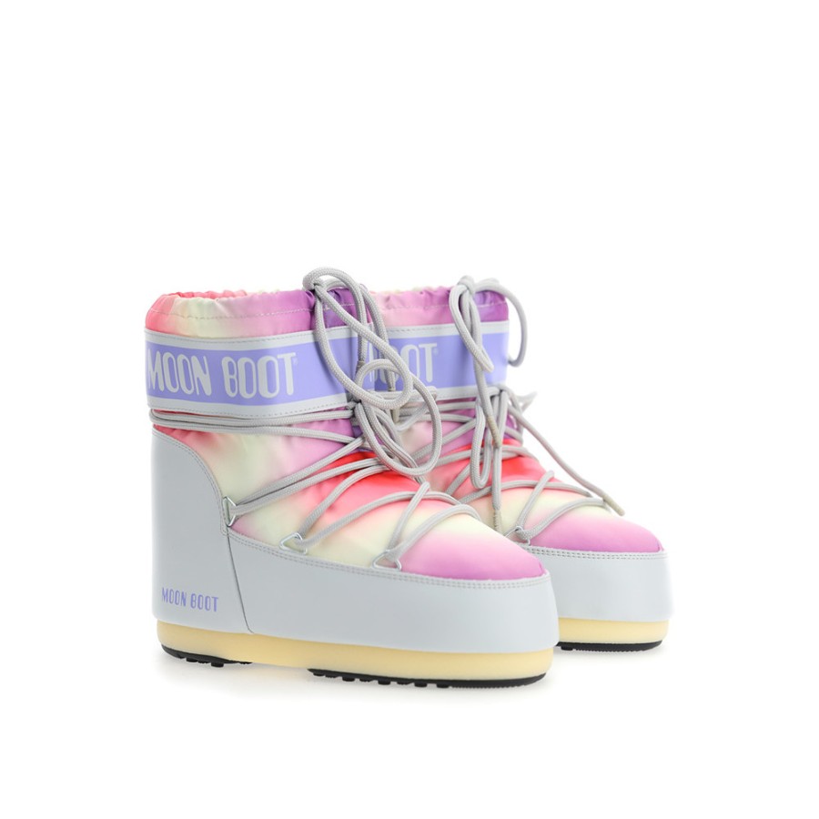 Donne STIVALE DA LUNA | Icona Moon Boot Low Tie Dye