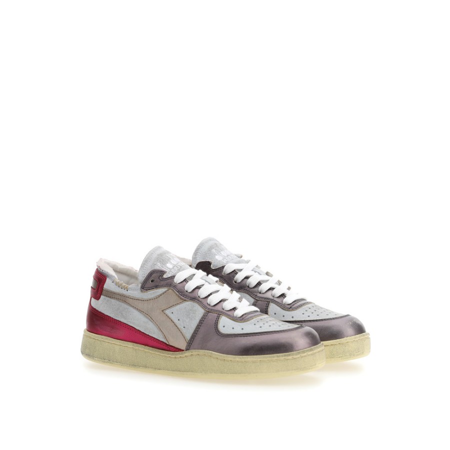 Donne L'EREDITÀ DIADORA | Diadora Mi Basket Row Cut Metal Pigskin Usato Wn