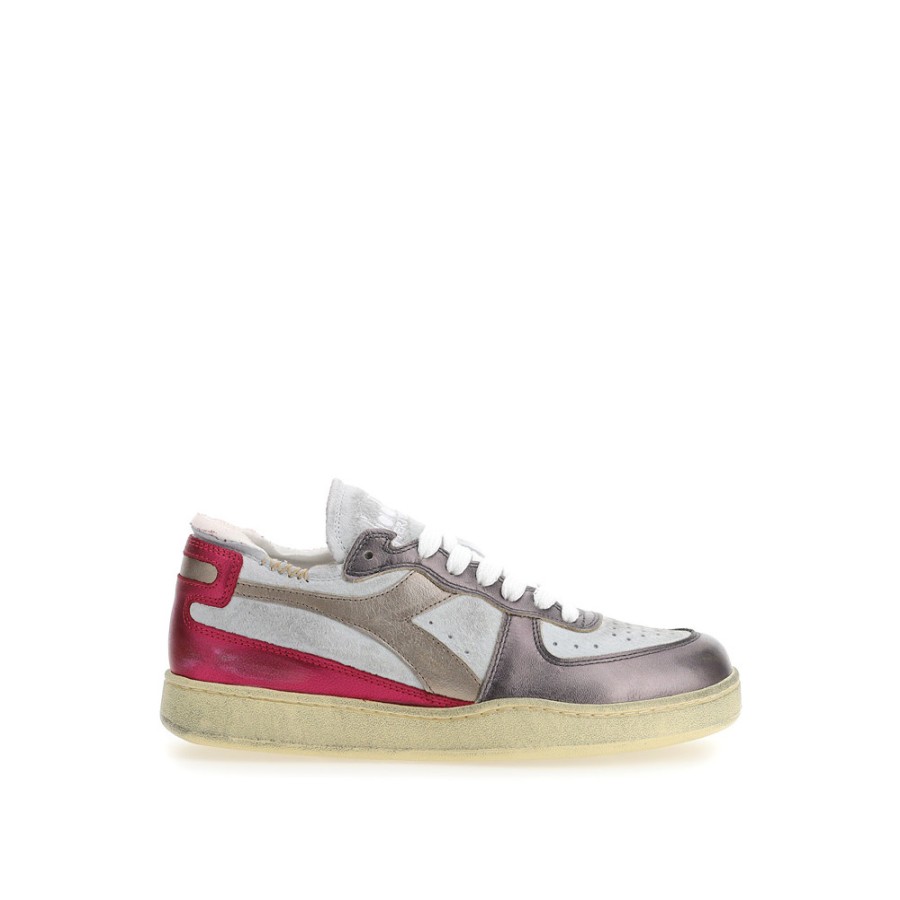 Donne L'EREDITÀ DIADORA | Diadora Mi Basket Row Cut Metal Pigskin Usato Wn