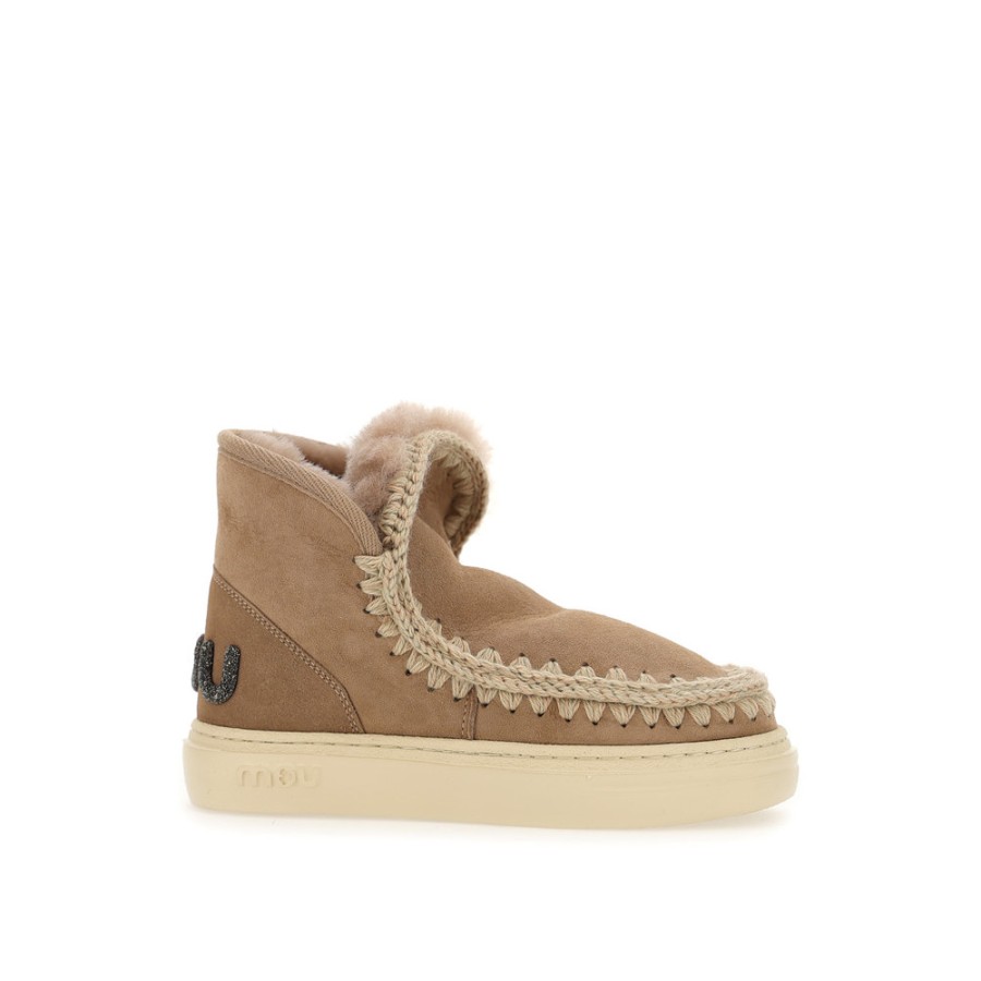 Donne MOU | Sneaker Mou Eskimo Con Logo Glitterato