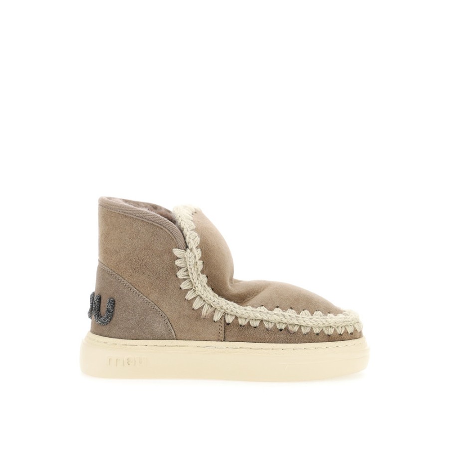 Donne MOU | Sneaker Mou Eskimo Con Logo Glitterato